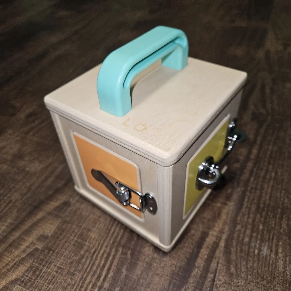 Lovevery Montessori Wooden Lock Box